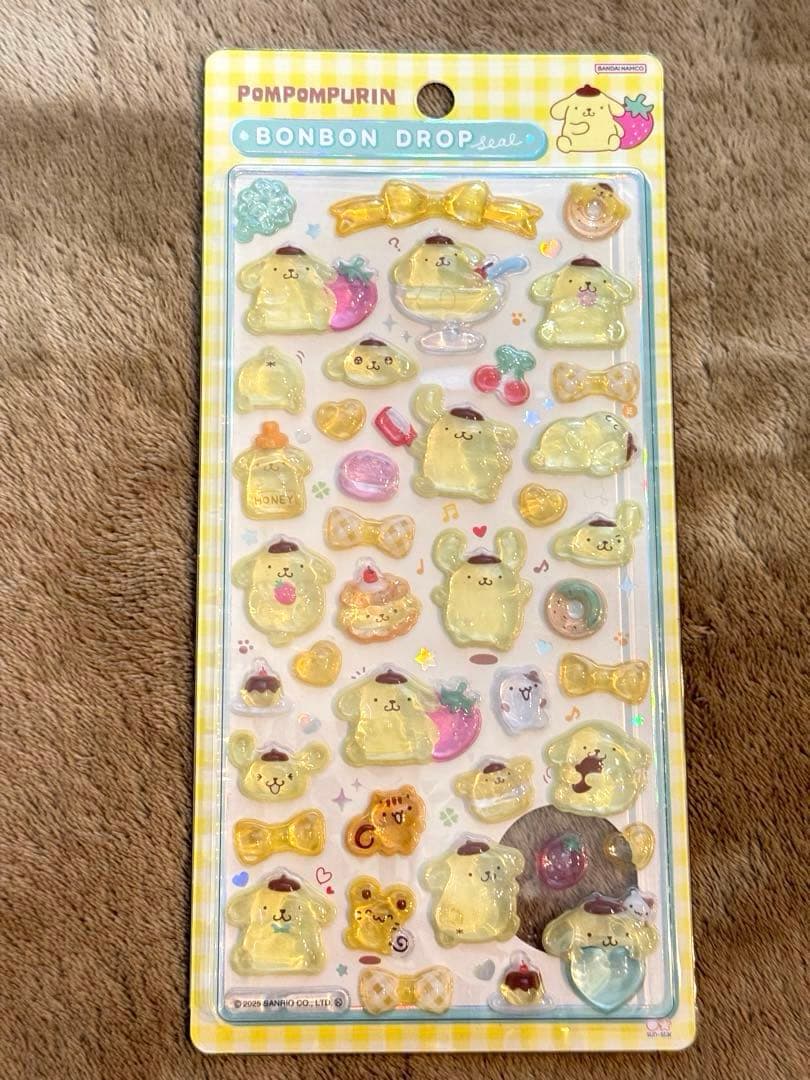 【クーリア正規品】ボンボンドロップシール サンリオ第２弾　8種セット