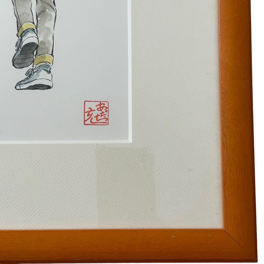 タイムカプセル あだち充 『タッチ』 リトグラフ (シリアルナンバー付き)