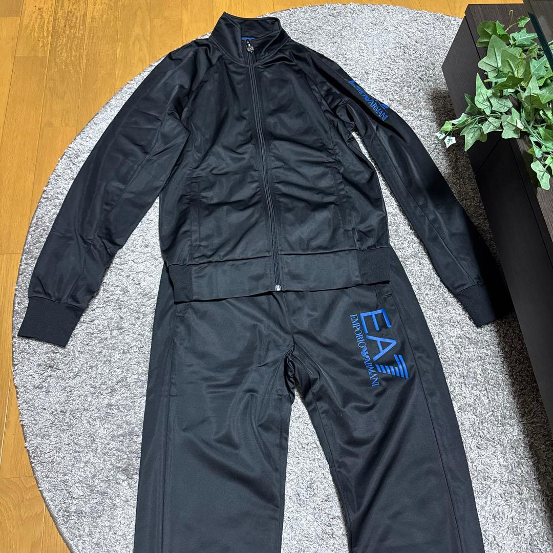 EMPORIO ARMANI EA7 ジャージ 上下 セットアップ ブラック S