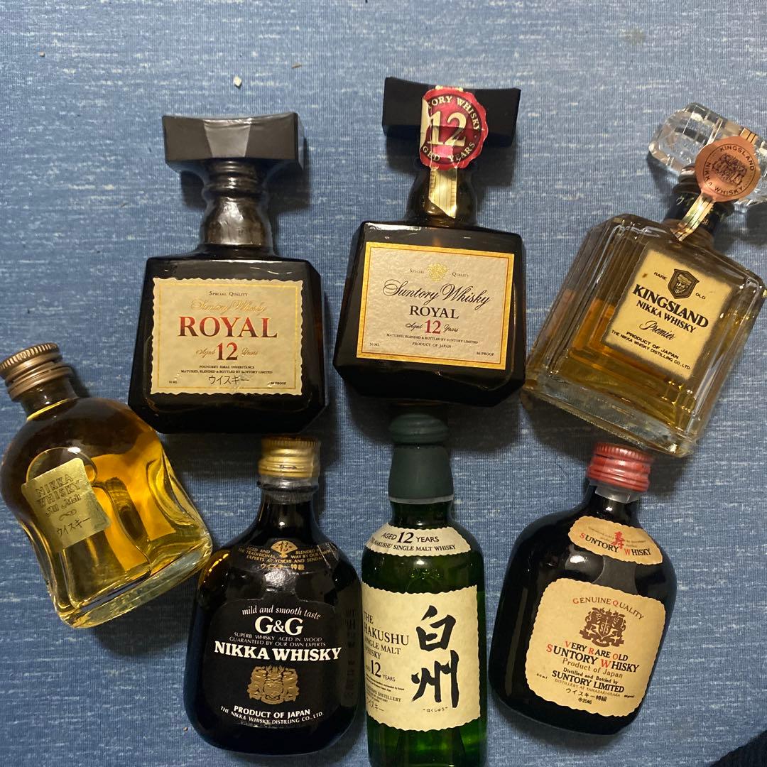 ウィスキー　ミニボトル7点セット　※全て未開封
