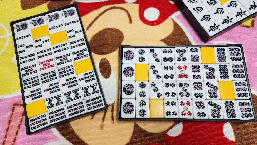 特大 麻雀牌一式 マージャンパイ 麻雀一式 Ｌサイズ まーじゃんぱい Lサイズ