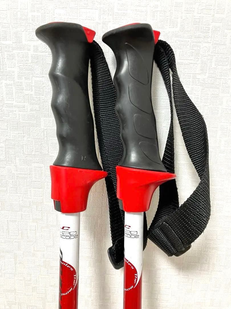 OGASAKA LC オガサカ　スキー ポール 100-120cmストック 伸縮