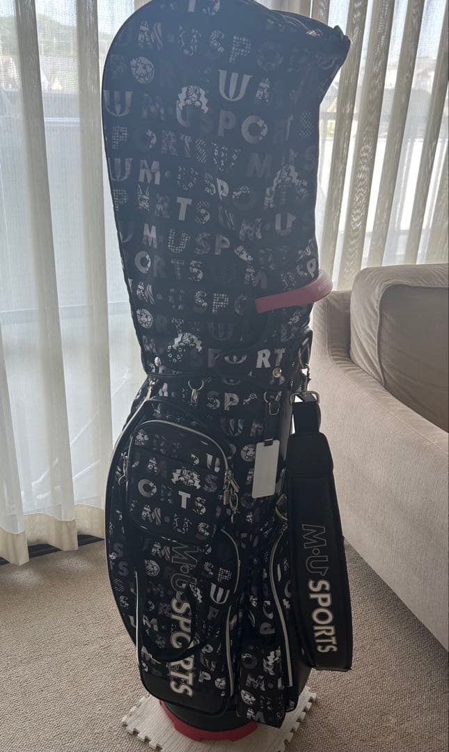 MU SPORTS MUユースポーツキャディーバック　8.5型　ロゴ柄