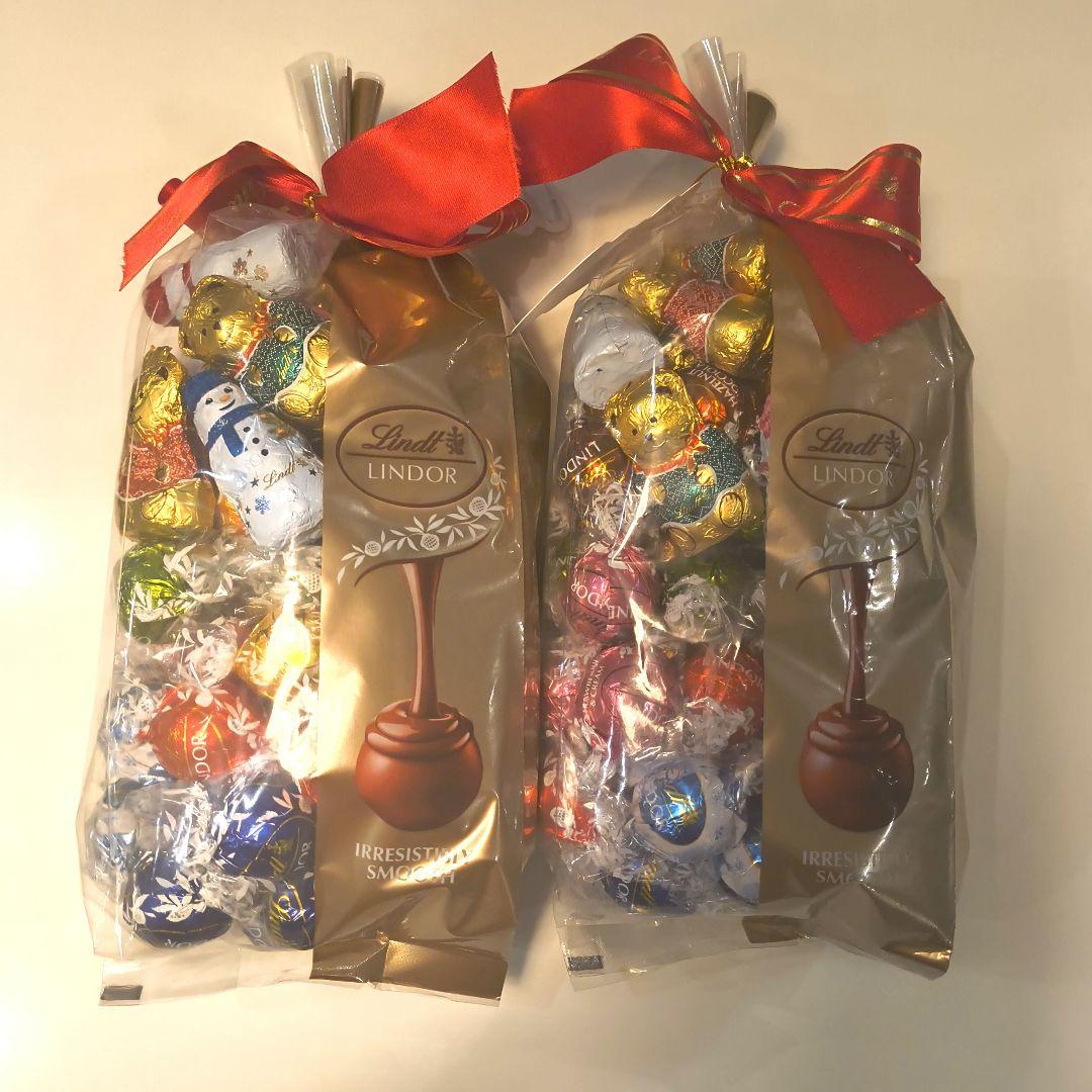 LINDOR チョコレート　ファミリーパック70個入り2個セット売り