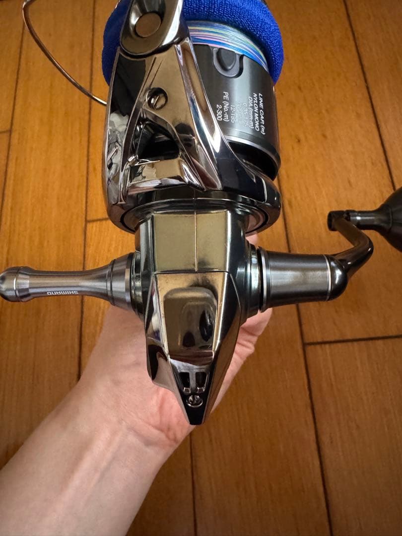 シマノ　22ステラC5000XG 夢屋リールスタンド付き