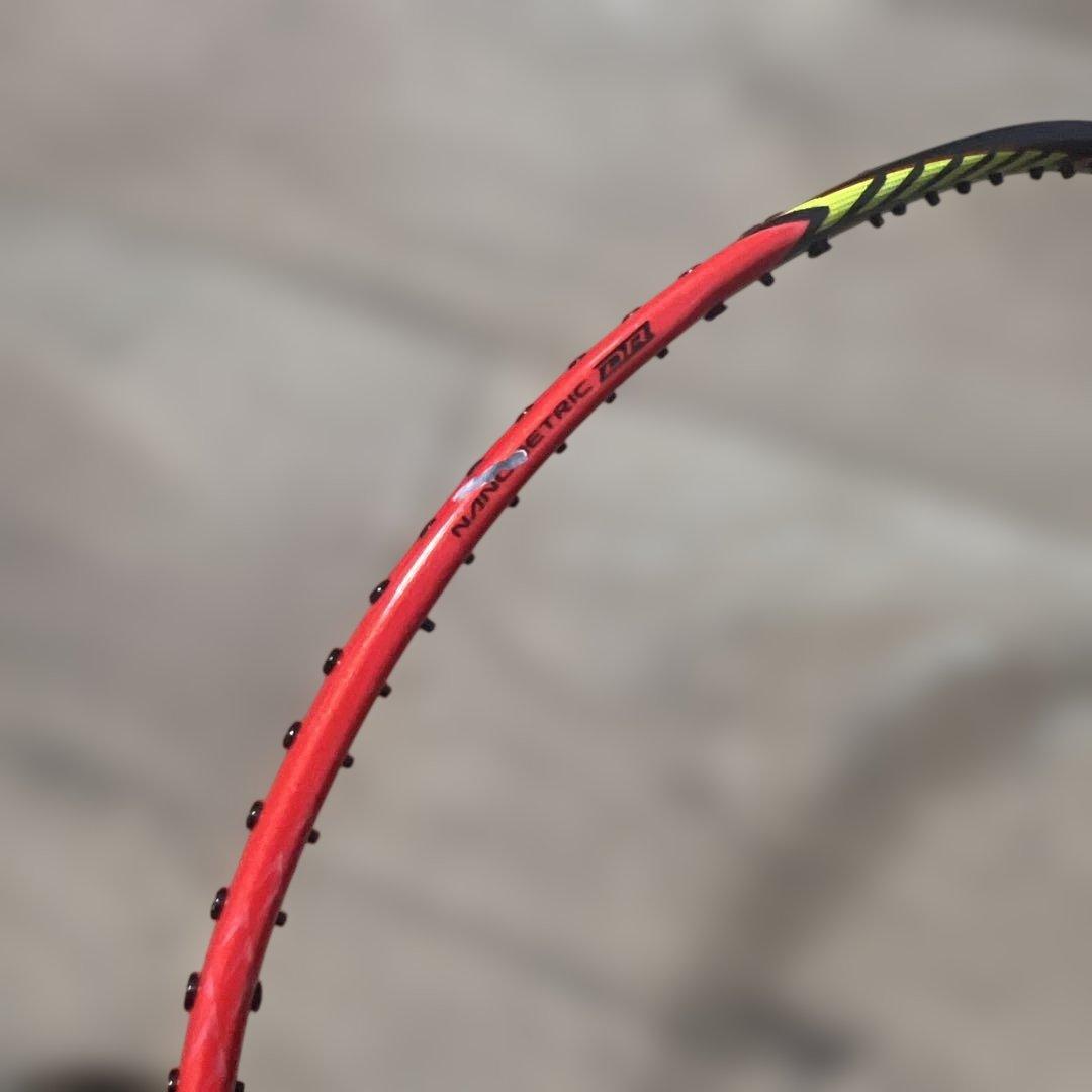 YONEXバドミントンラケットボルトリックリンダンフォース4U2本セットケース無