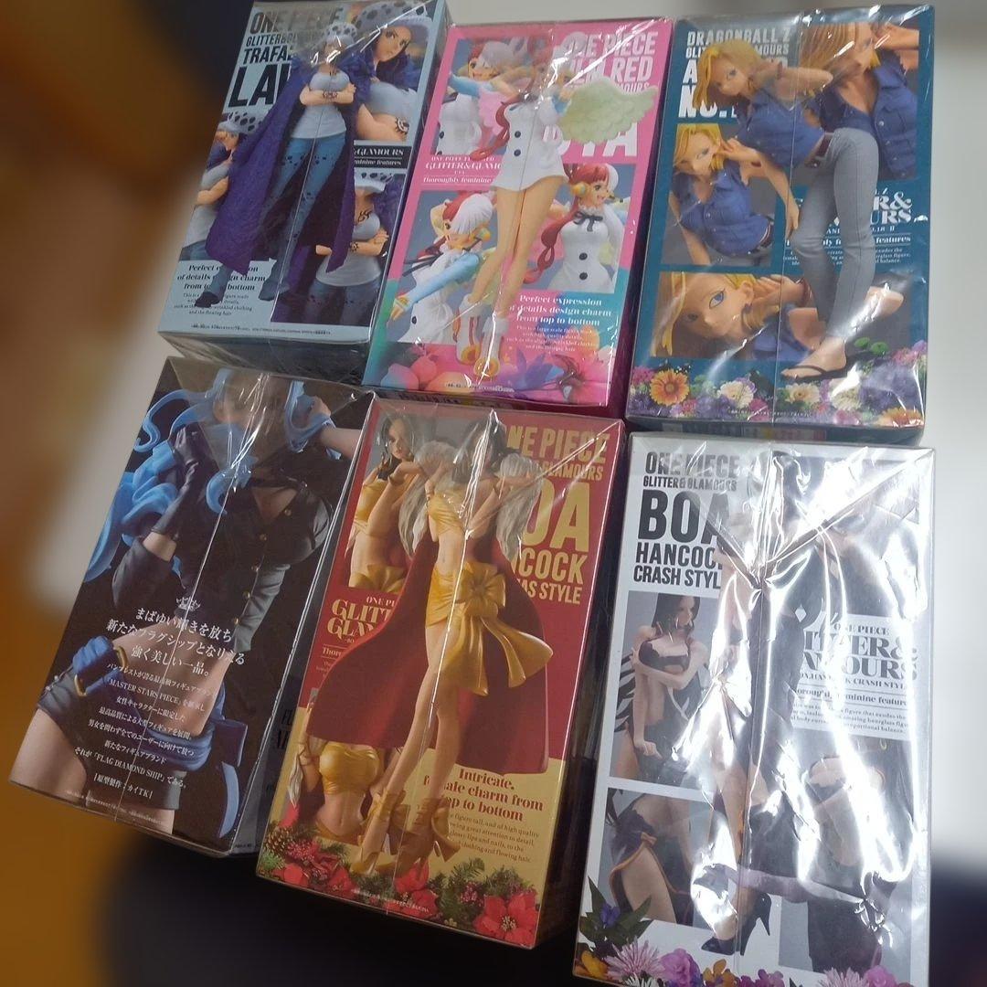 GLITTER&GLAMOURS ワンピース、ドラゴンボール　6体セット