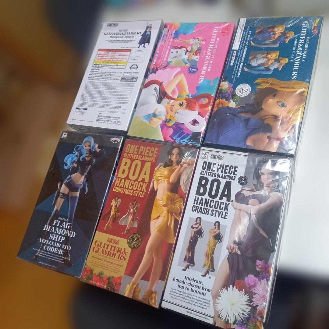 GLITTER&GLAMOURS ワンピース、ドラゴンボール　6体セット