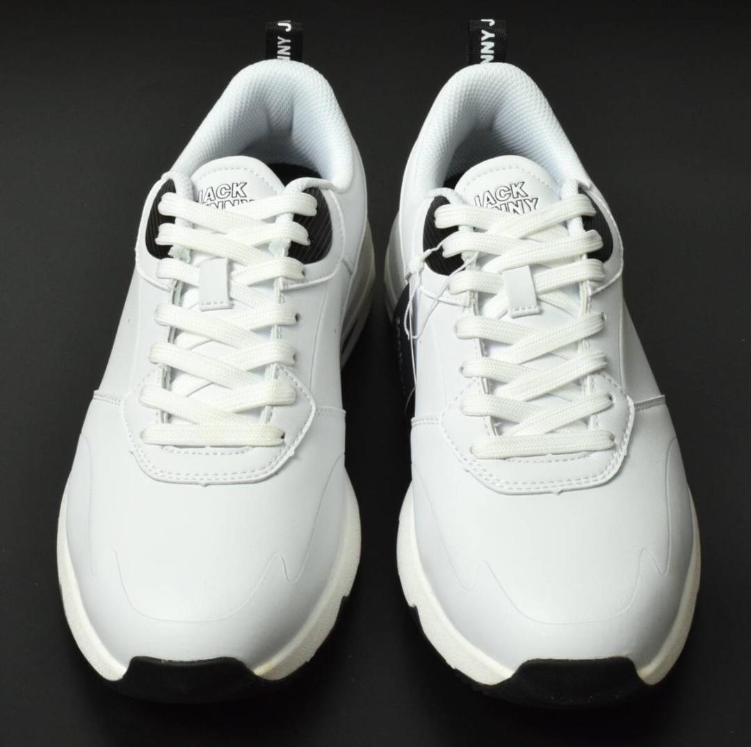 未使用 ジャックバニー エアーソール ゴルフシューズ 27 ホワイト