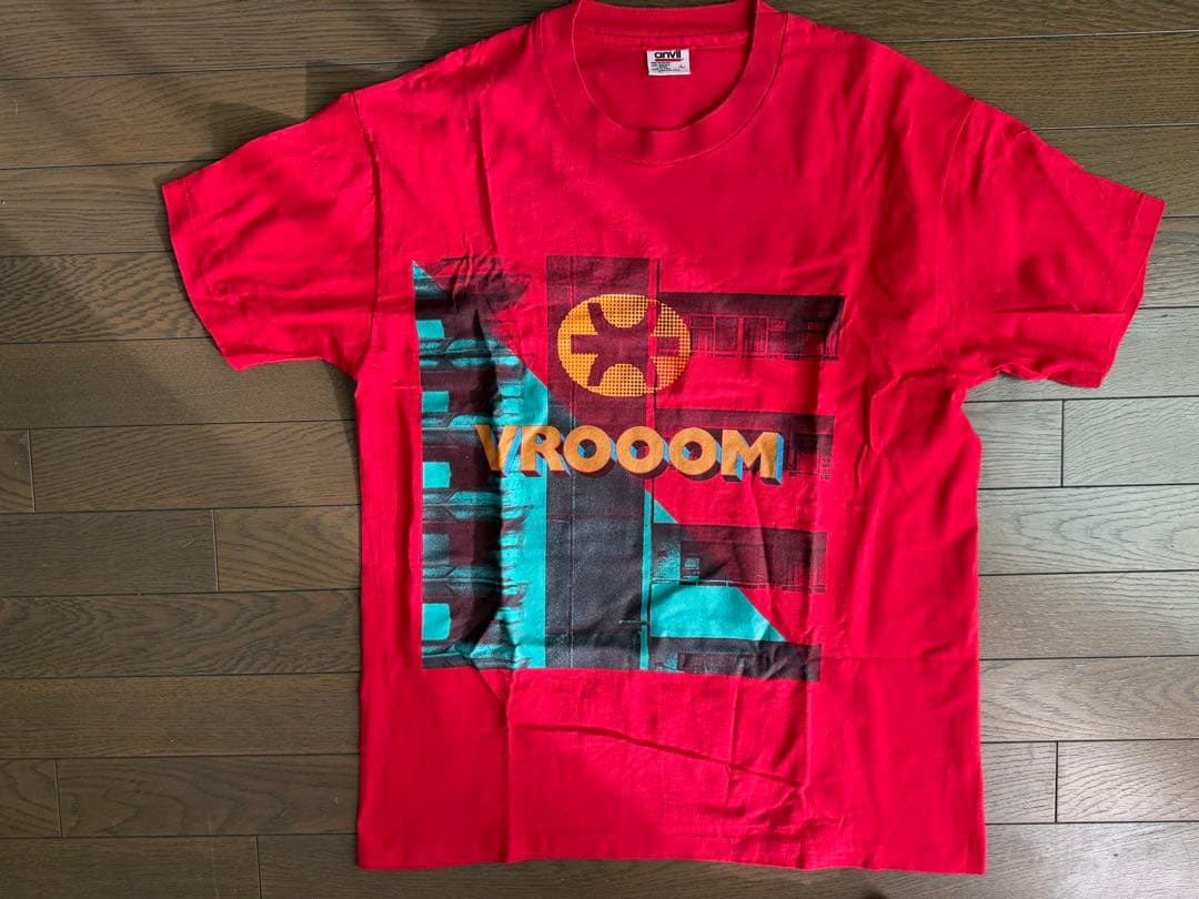 キングクリムゾンVROOOM ヴィンテージTシャツ Lサイズ レッド
