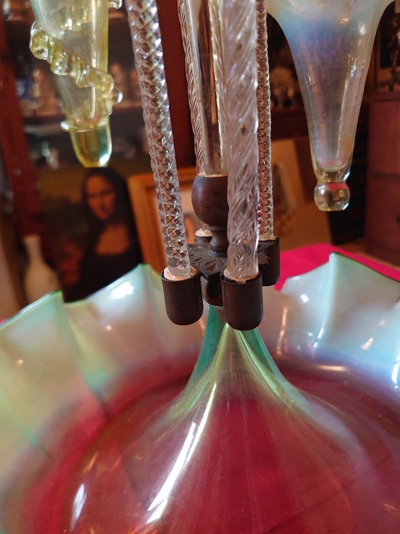 フランス1890s'ヴィクトリアイパーン グリーンオパールセント ヴァセリンSP