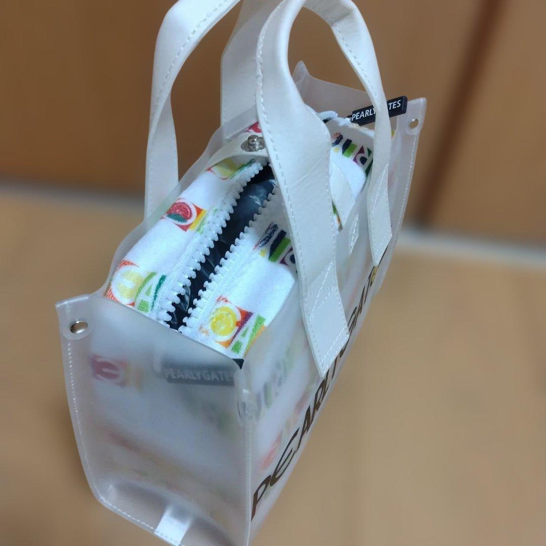 パーリーゲイツ　PEARLY GATES　ビオニコシールボーダー柄 カートバッグ