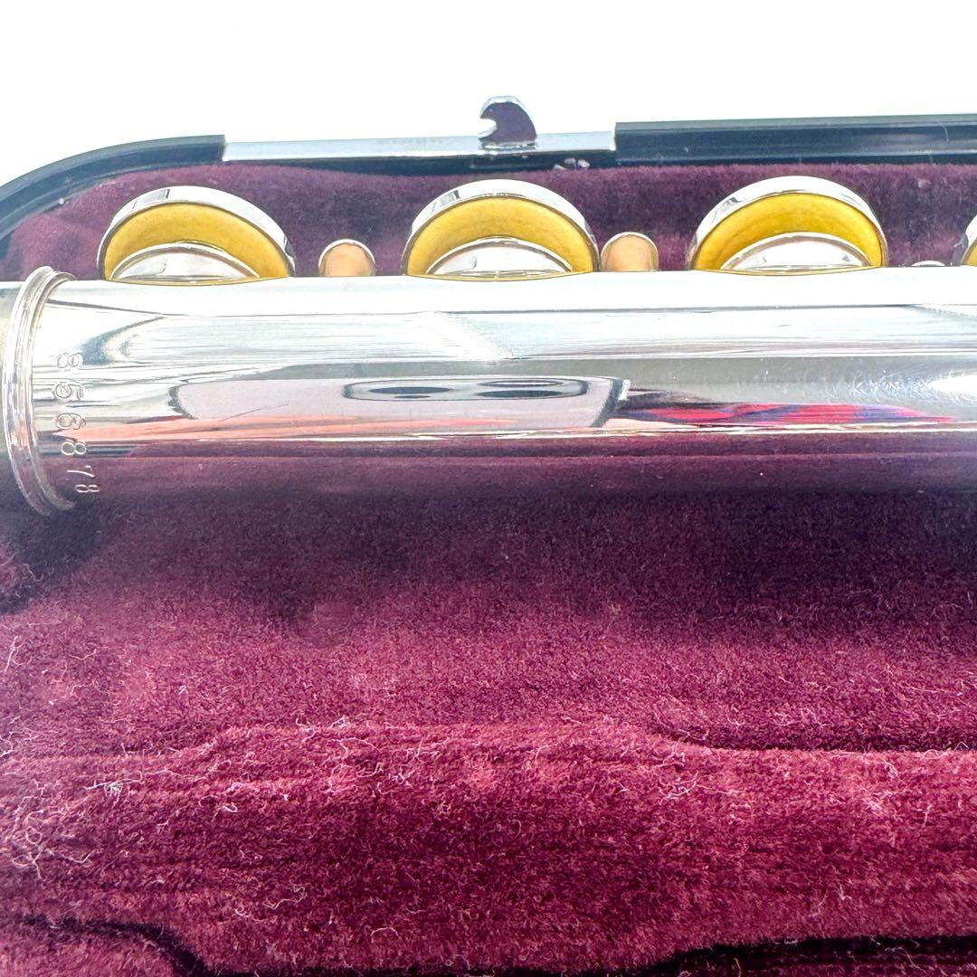 後期モデル✨鏡面磨き上げ済み✨YAMAHA フルート YFL-211 Eメカ付き