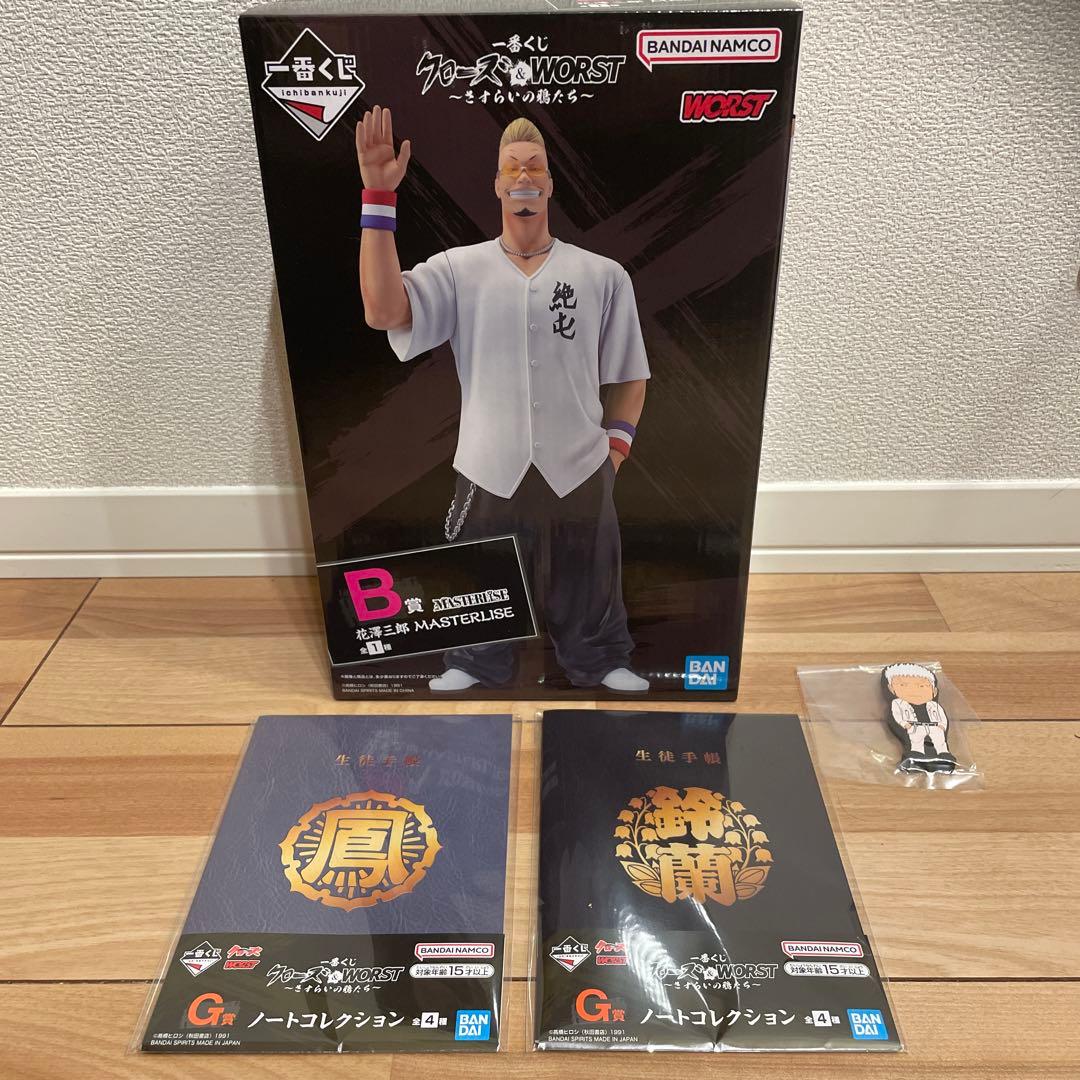 一番くじクローズ&WORST 〜さすらいの鴉たち〜　B賞、G賞x2、I賞