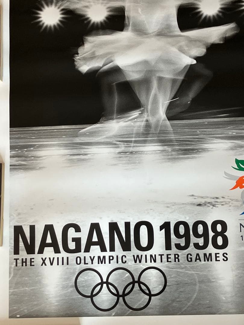 ❣️NAGANO 1998 冬季オリンピック 公式ポスター B1サイズ　貴重品