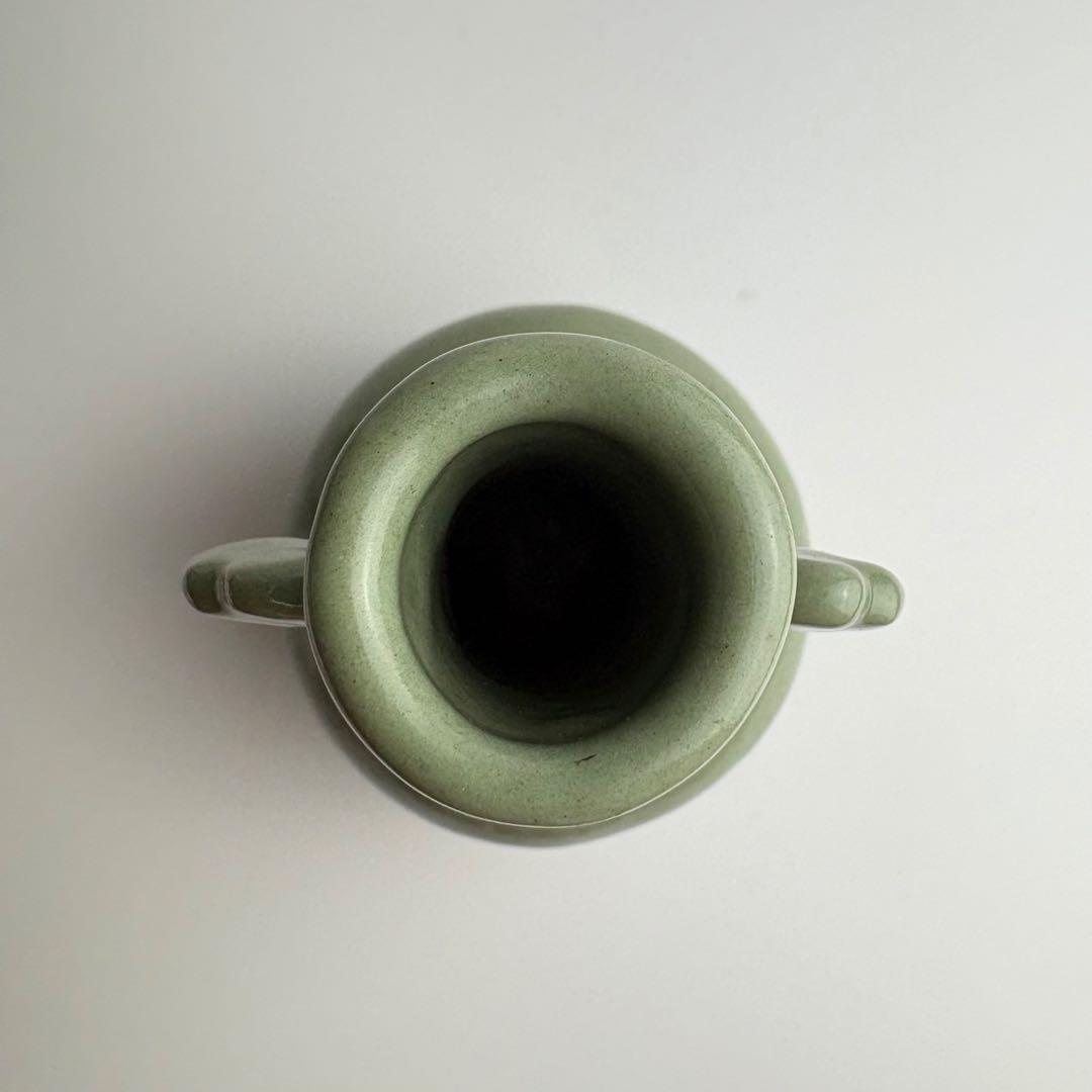 中国 青磁 花瓶 壷 美術品 陶磁器