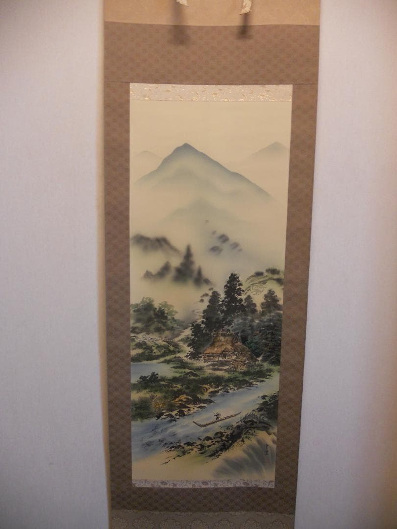 掛け軸 雪堂 守護四神相応図 絹本 希少 軸装 茶道具 掛軸 美品 です。