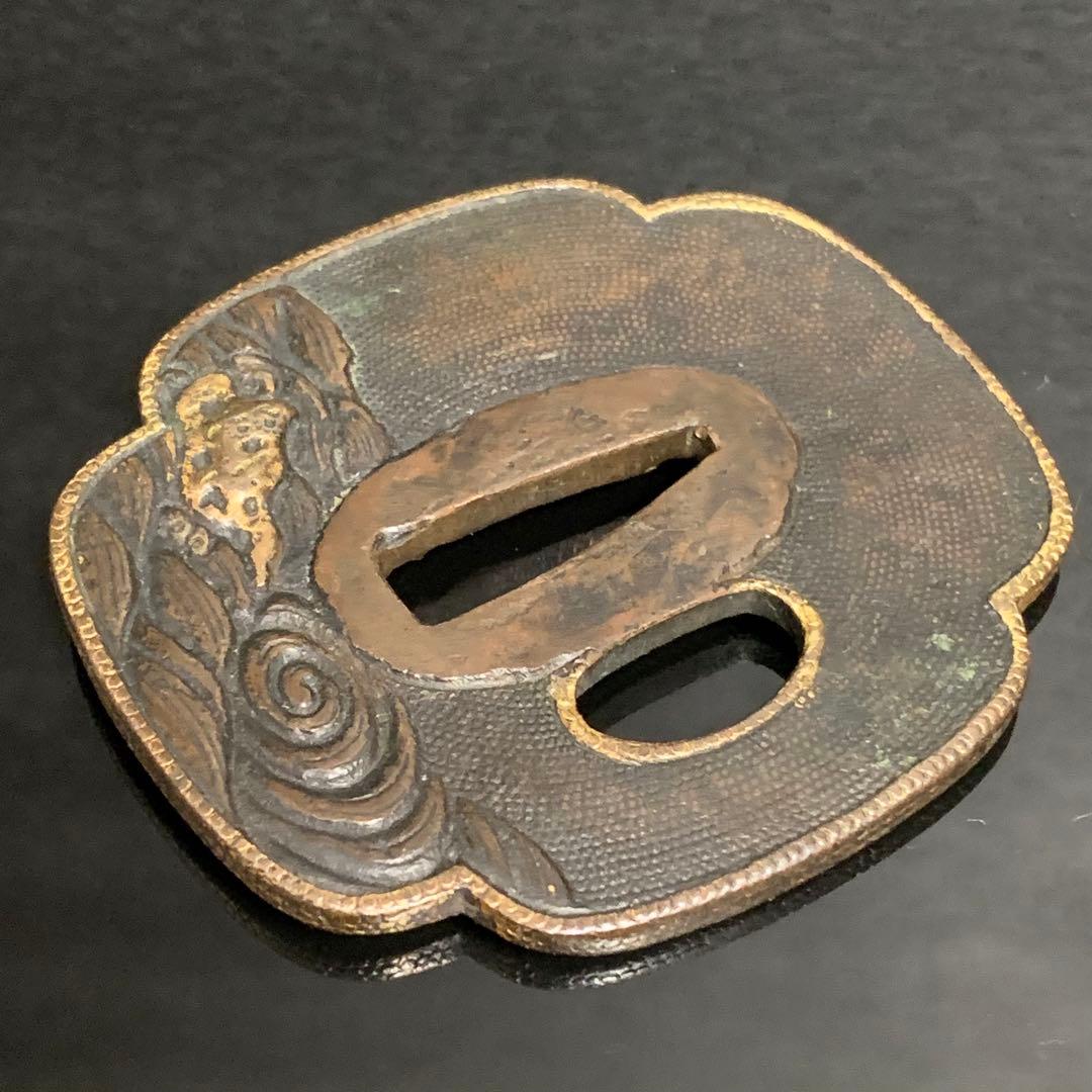 《アンティーク希少レア品！》 ⭐︎ 七福神 宝船 鶴亀 鍔つば 縁起もの♪⭐︎