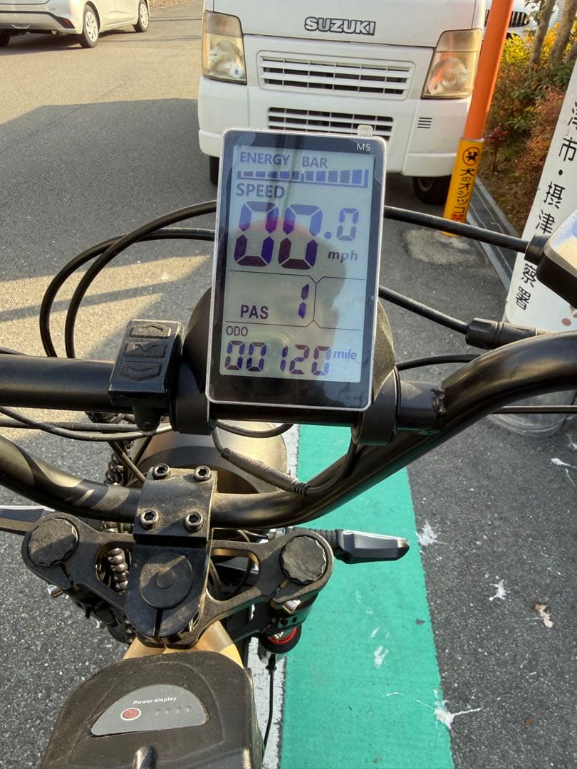 TADCI 電動アシスト自転車 登録書類あり 太いタイヤ