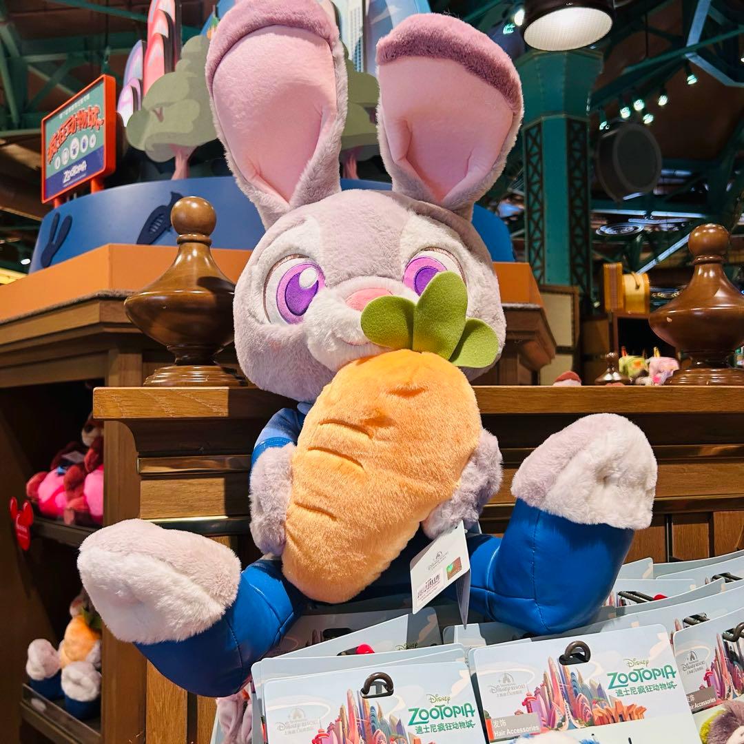 上海ディズニー　ズードピア　ジュディぬいぐるみ