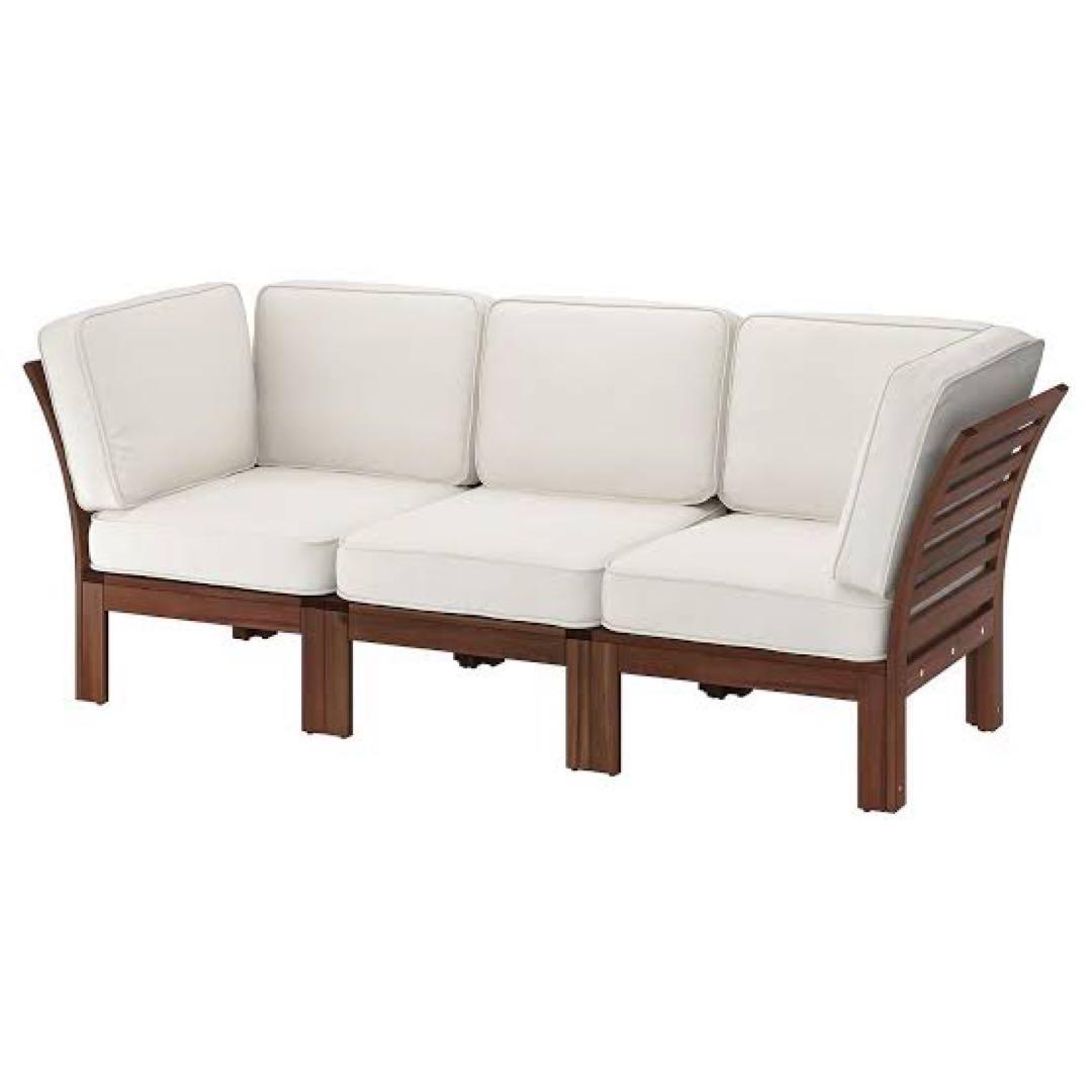 【新品未使用】IKEA ガーデンソファクッション 屋外用 カバー付