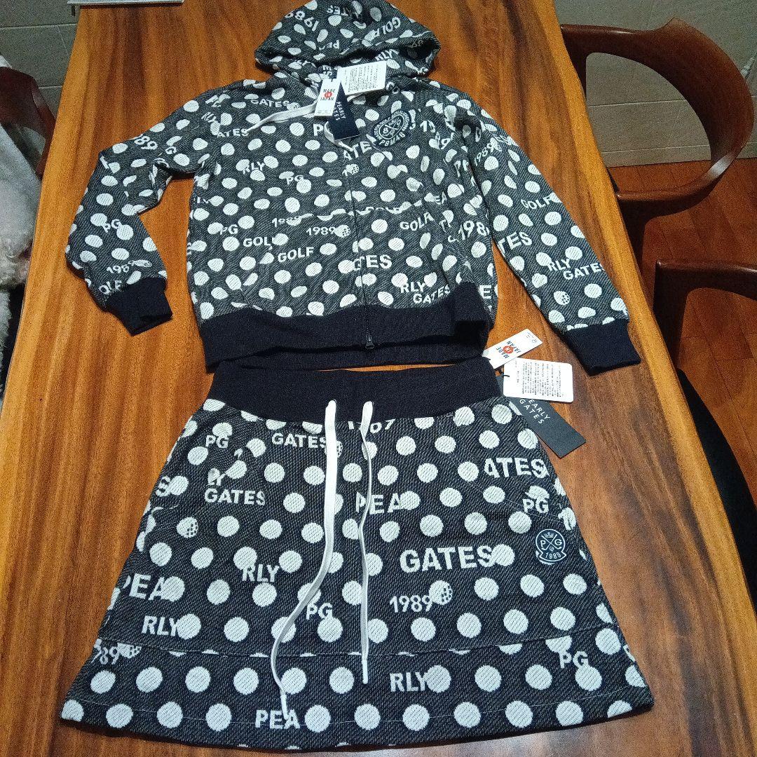 【新品】PEARLY GATES ドット柄セットアップ