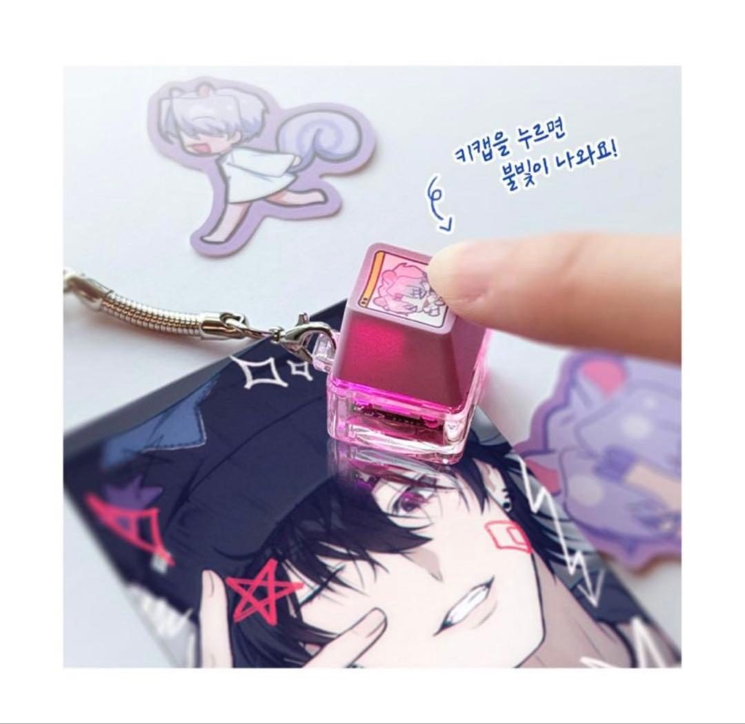 隣のギルメン キーキャップキーリングセット 公式グッズ