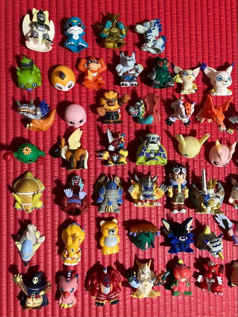 ☆デジモン ソフビフィギュア まとめ売り 大量 68体(写真1+4+5)
