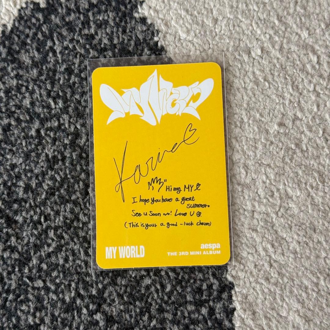 aespa BARNES&NOBLE B&N カリナ