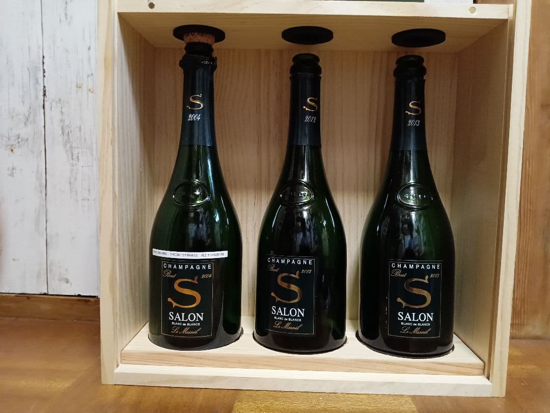 SALON シャンパン 2004 2012 2013 ボックス付き　空瓶セット