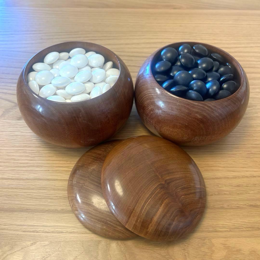 囲碁　本蛤 那智黒　碁石　38号