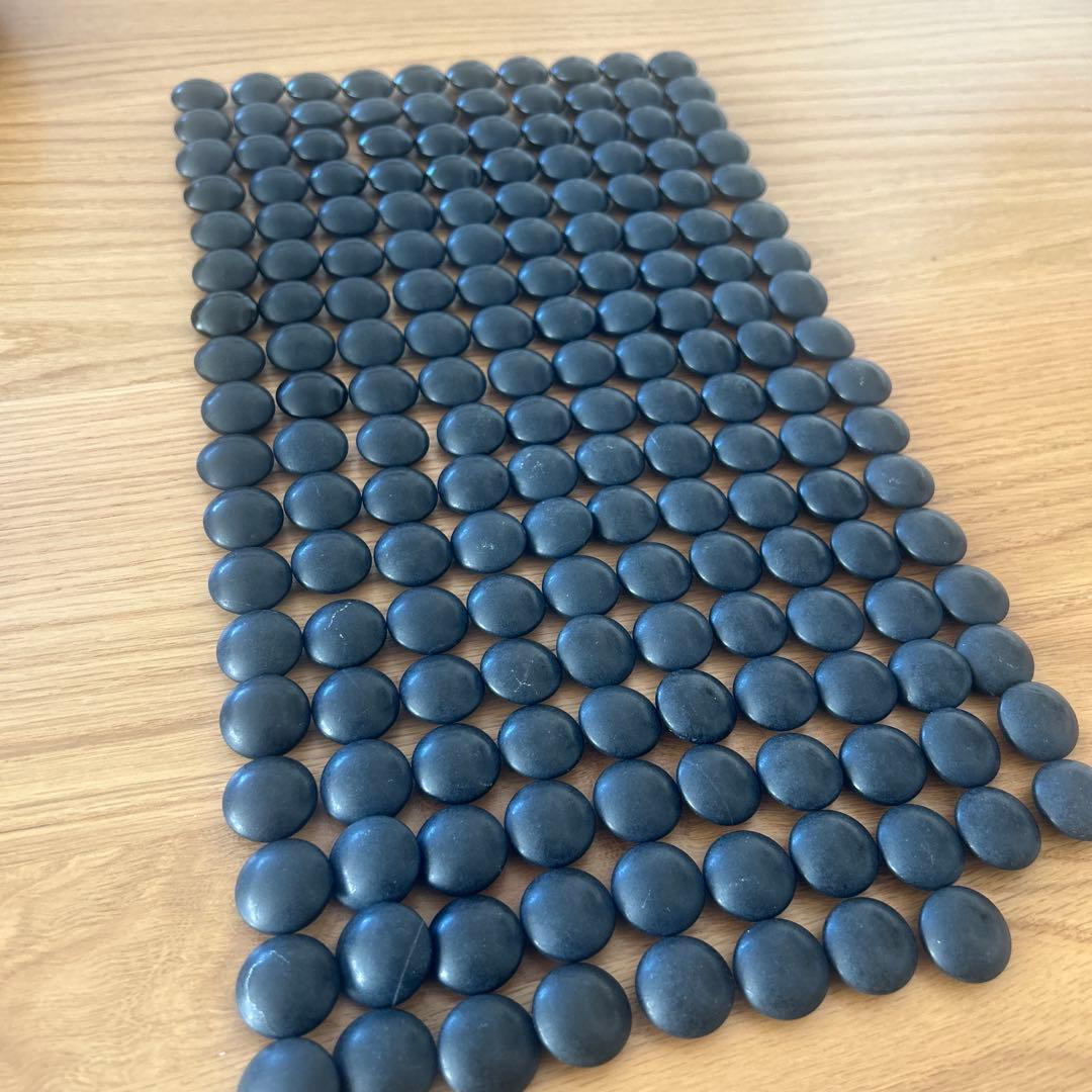 囲碁　本蛤 那智黒　碁石　38号