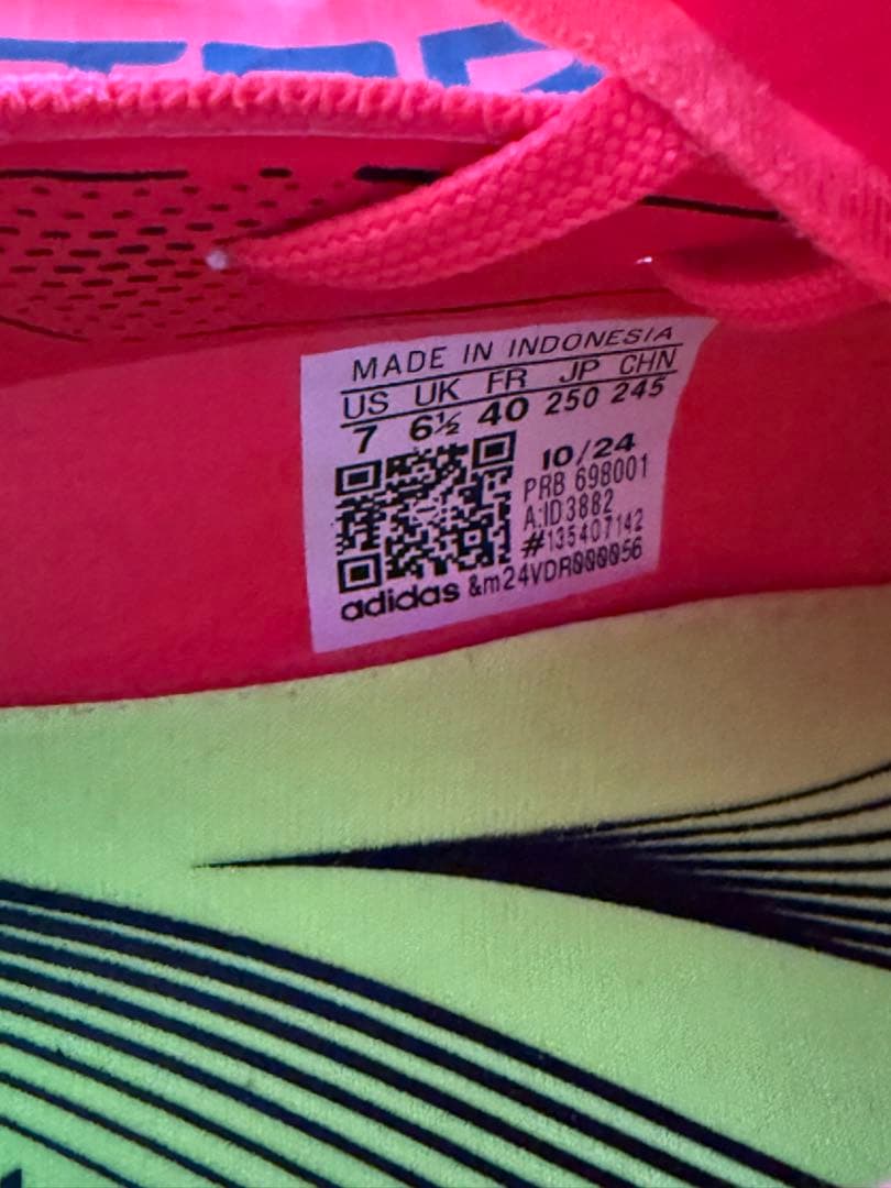 Adidas predator elite プレデター　エリート　FG 25cm