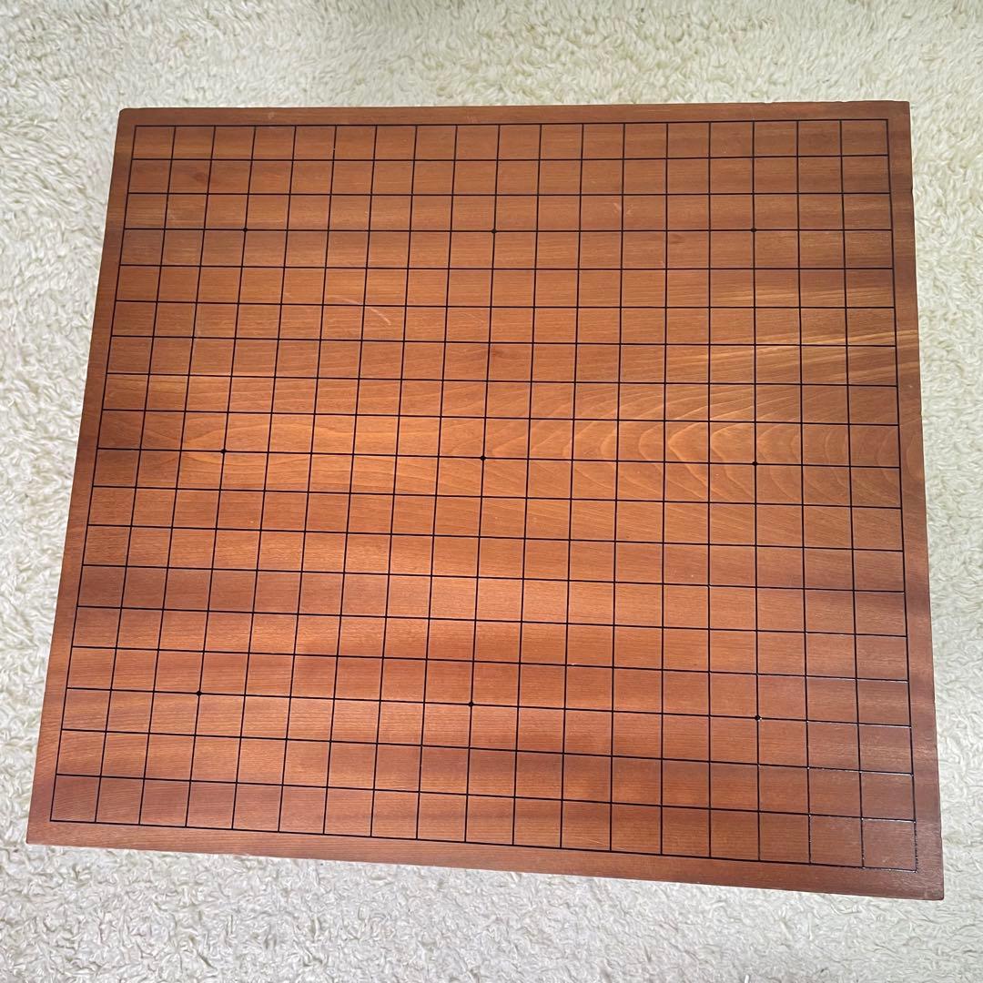 囲碁盤 極厚 高級 へそ付き 日本棋院囲碁講座、碁石セット