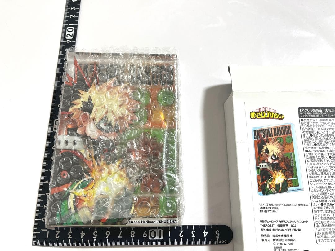 ヒロアカ バースデー　缶バッジ　アクリルブロック　だいなまマスコット　爆豪勝己