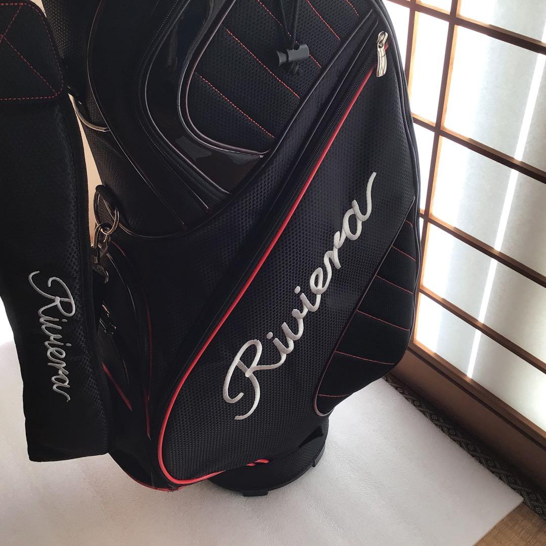 色々、キャディーバック　　Riviera ゴルフバッグ 黒
