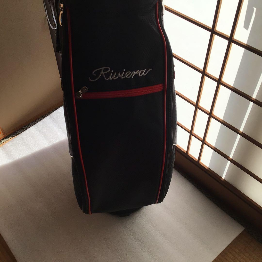 色々、キャディーバック　　Riviera ゴルフバッグ 黒