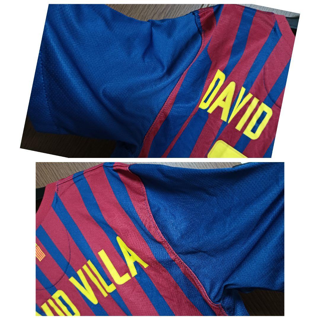 ナイキ バルセロナ ダビド・ビジャ #7 ユニフォーム 11/12ホーム M