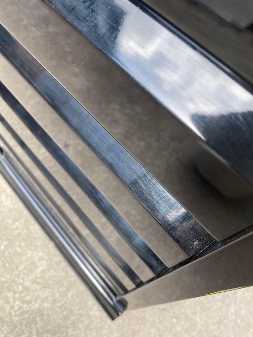 ピアノ　引き出し　楽譜入れ　ワゴン　収納　棚　ブラック　黒