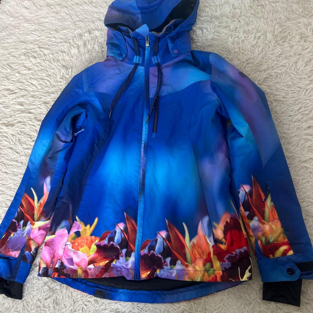 美品　ROXYスノボウエア　上下セット　蜷川実花コラボ　花柄　M L