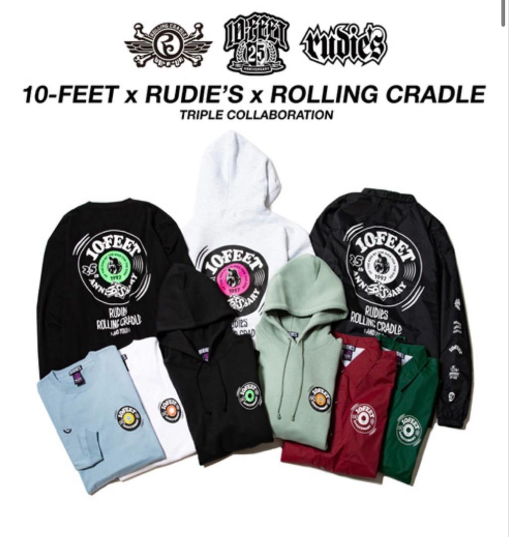 10-FEET x RUDIE'S x ROLLING CRADLE パーカー