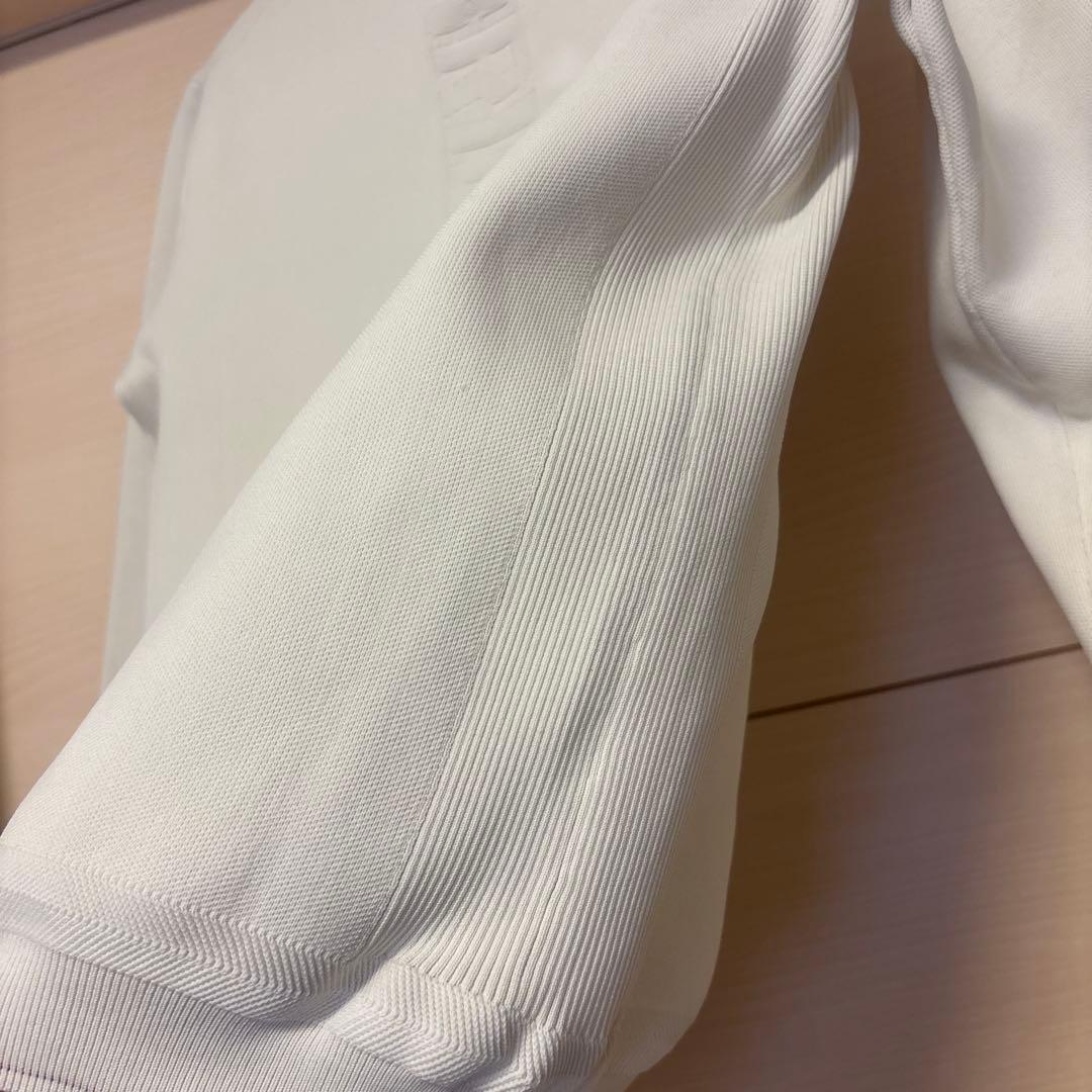 BRIEFING ホワイト クルーネックセーター