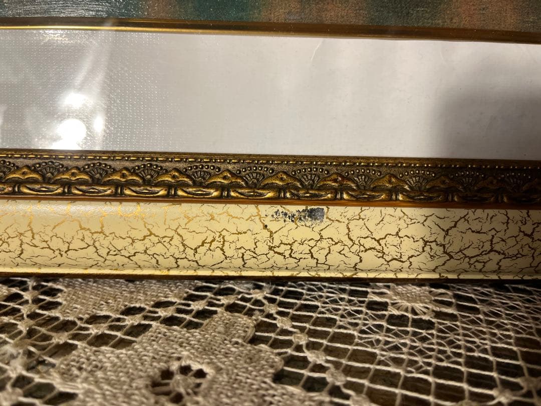 油絵 絵画 額縁 アンティーク インテリア