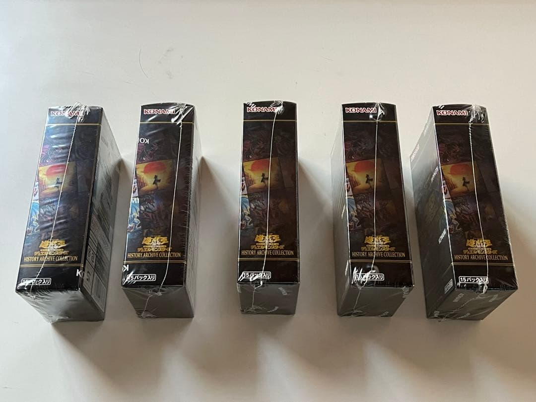 遊戯王 ヒストリーアーカイブコレクション 5ボックス　新品未開封