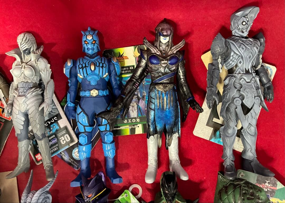 タグ付き 仮面ライダー 怪人シリーズ まとめ売り 21体 ソフビ