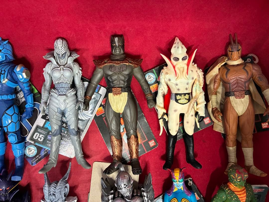 タグ付き 仮面ライダー 怪人シリーズ まとめ売り 21体 ソフビ