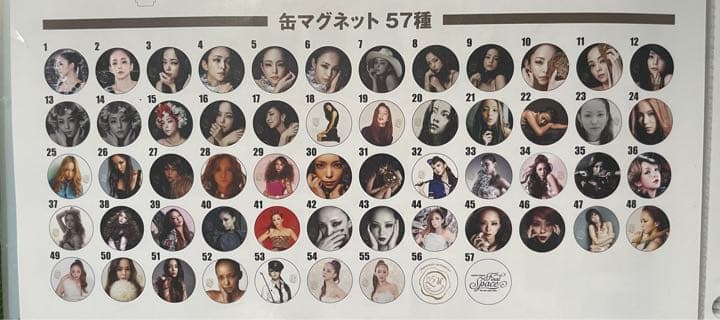 安室奈美恵　fainal Spence・docomo マグネット　全種