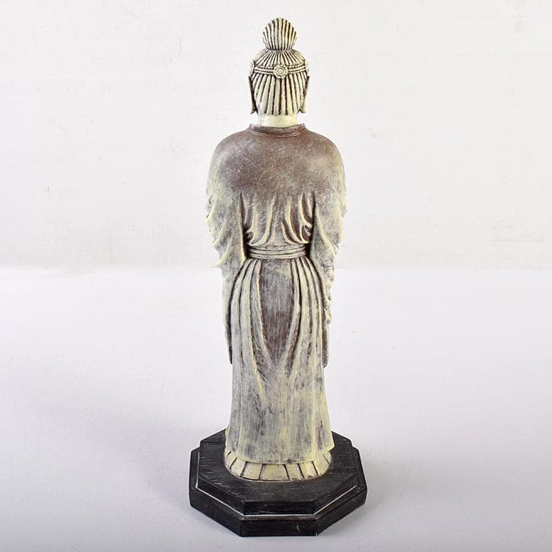 仏教美術　樹脂製　レプリカ　国宝　月光菩薩像　仏像　置物　M　R7674