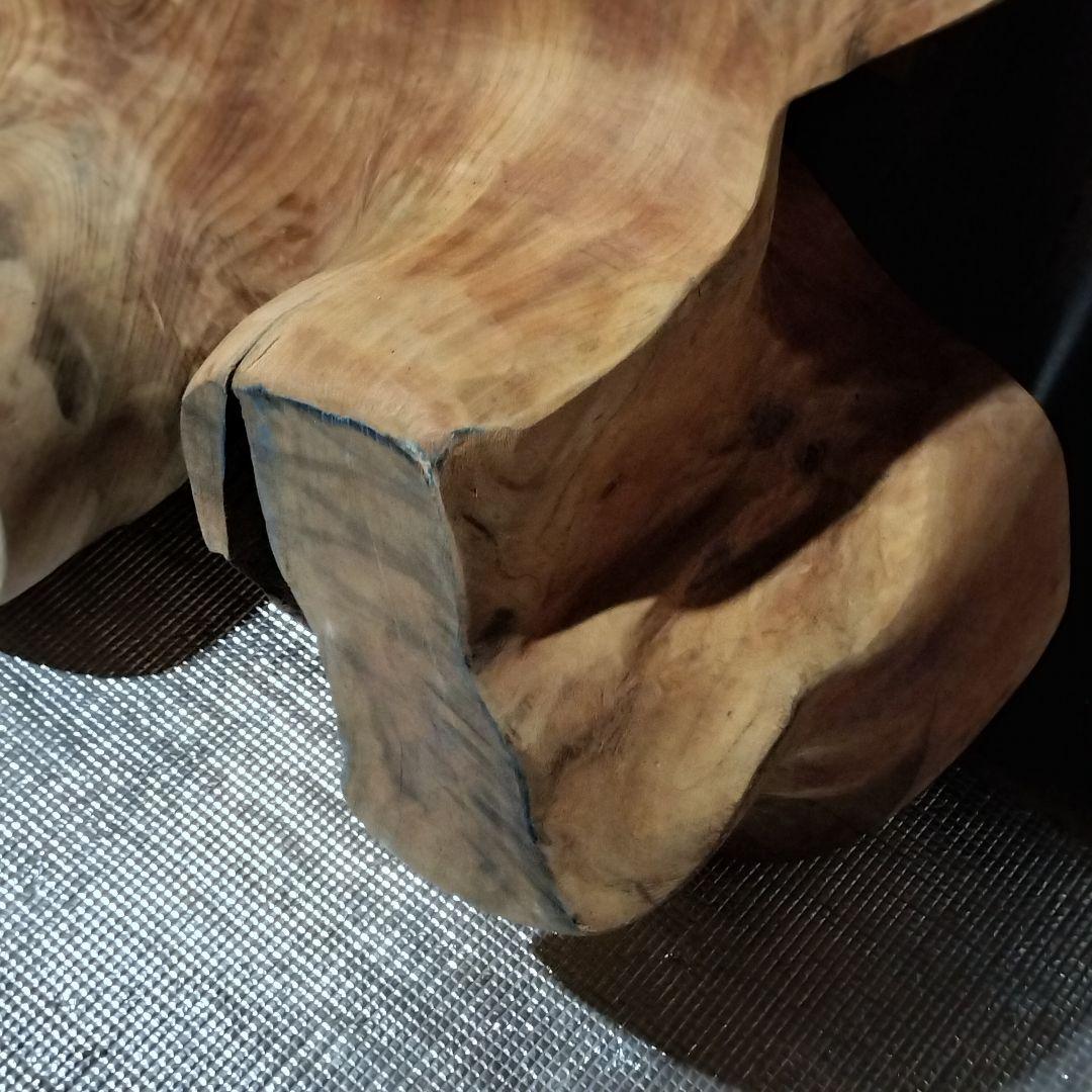 希少な一枚板★佐渡のけやき無垢材ローテーブル