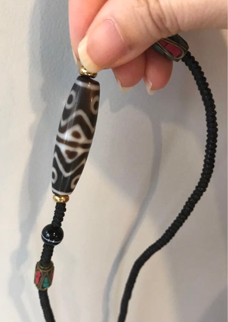 ☘️超レア　金剛虎牙六眼天珠 ジービーズ Dzi　ネックレス